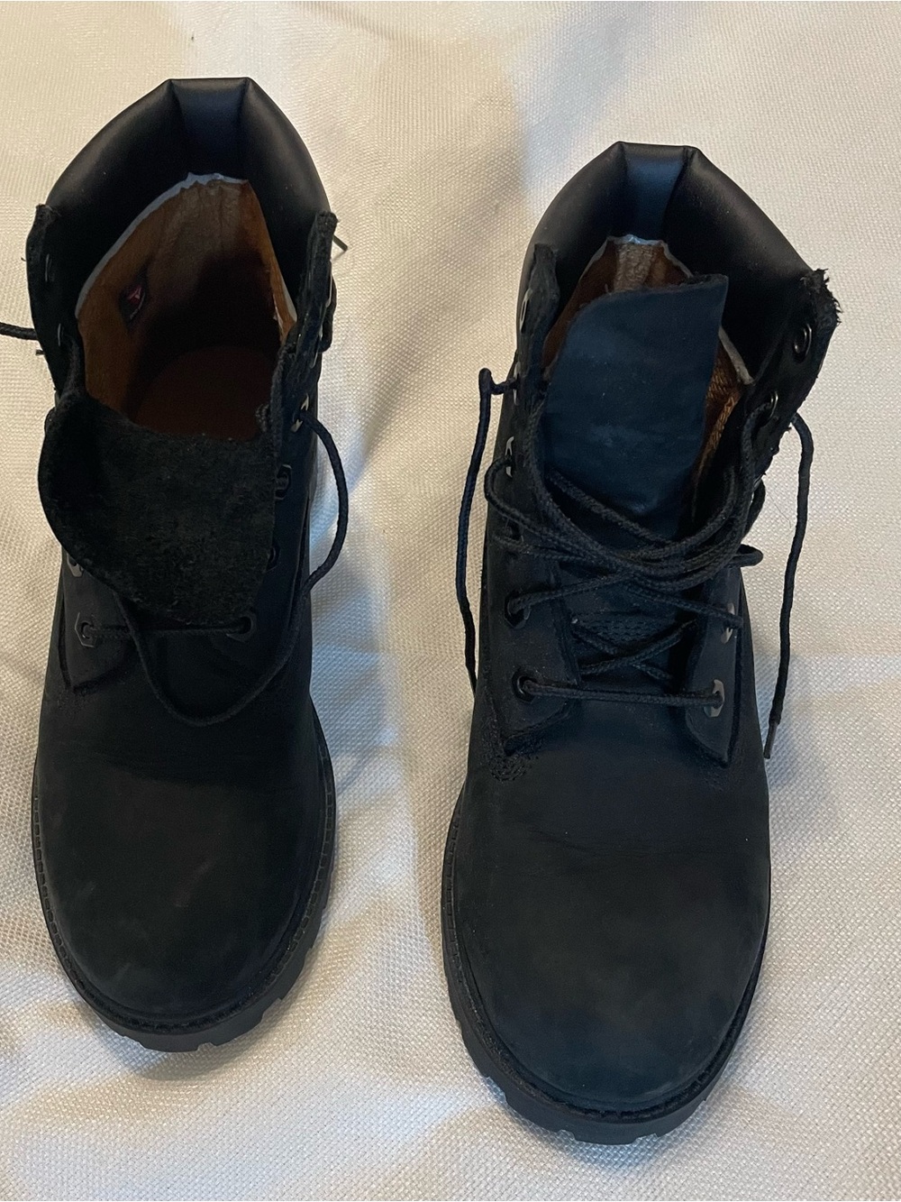 Youth lace up Timberland boots